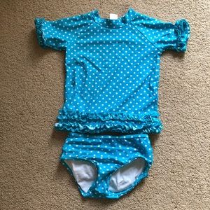 Ruffle Butts swim set - size 5